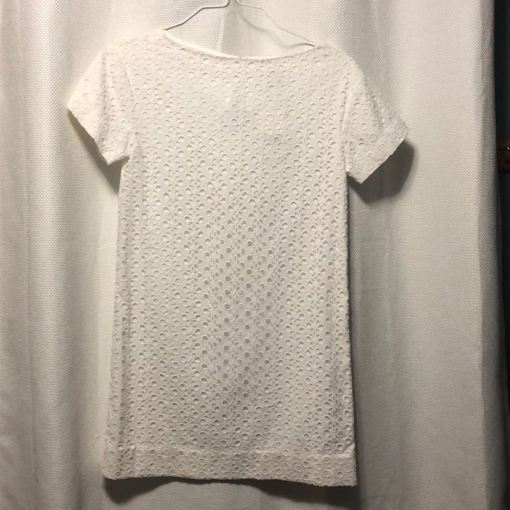 Kate Spade White Eyelit Shift Dress
